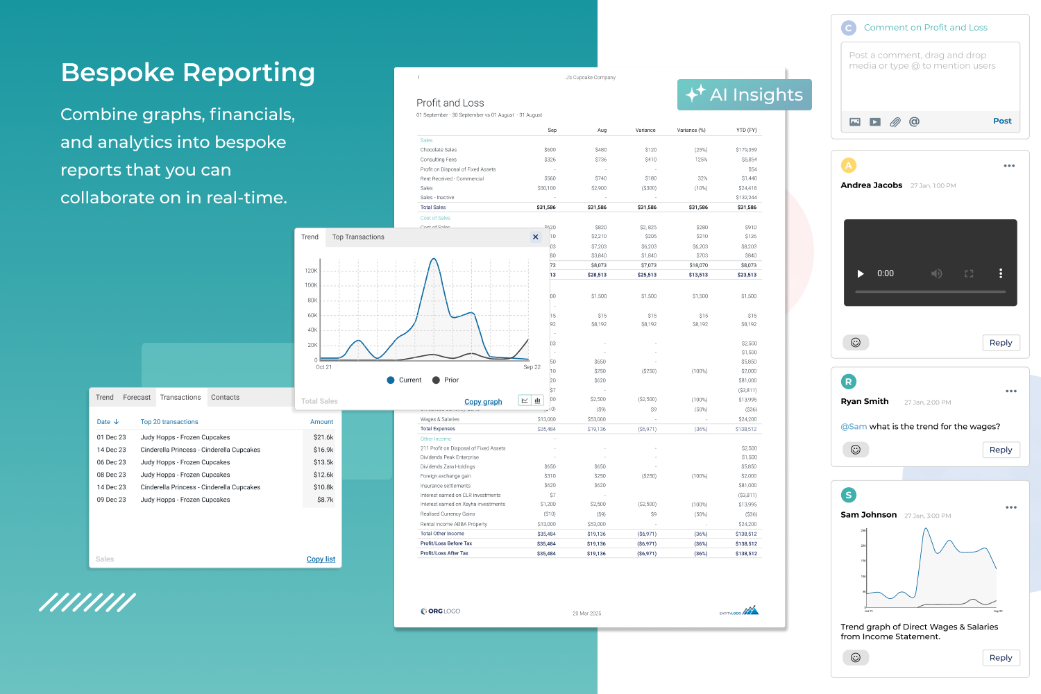 screenshot of Syft Analytics